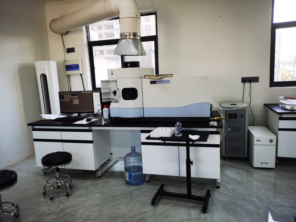 PerkinElmer ICP-OES testing equipment for fused silica Fe2O3 and Al2O3 purity analysis