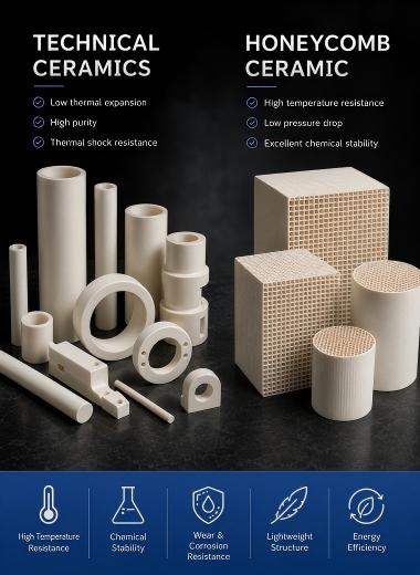 Fused silica materials for technical ceramics and honeycomb ceramic applications